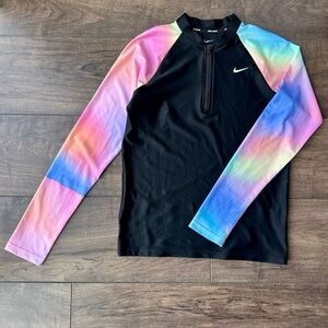 Nike Swim Spectrum - Girls Swimming Shirt - Size: XL (13-15 Years) - UPF 40+